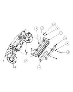 Weight System Diagram and Parts List for 59A30001 150 Cub Cadet Lawn Tractor